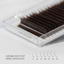Lade das Bild in den Galerie-Viewer, LASH&CASH DARK CHOCOLATE 28 Reihen