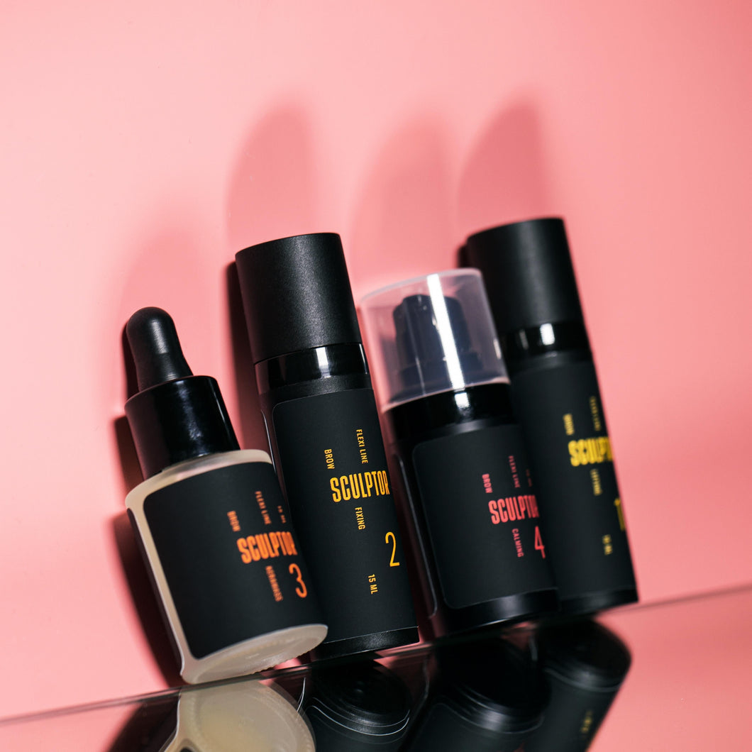 Augenbrauen Lifting SET FLEXI LINE BROW (1, 2, 3, 4)